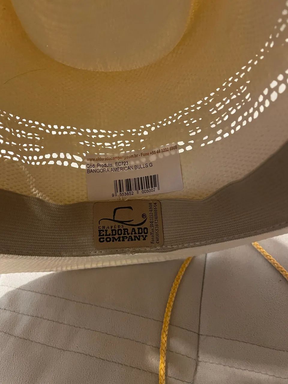 Troco ou vendo Chapéu ELDORADO NOVO - Foto 3