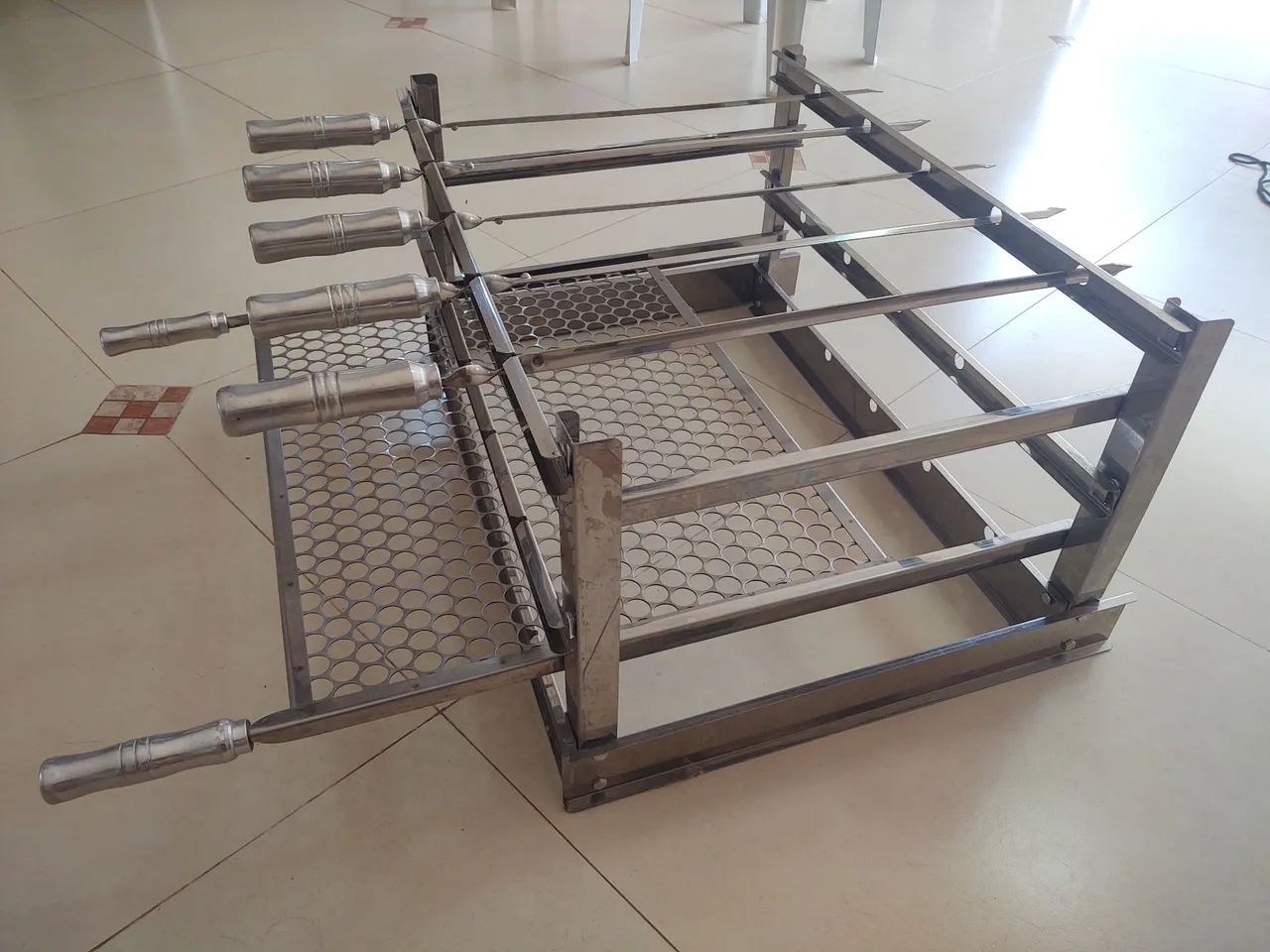 Grill de churrasqueira 