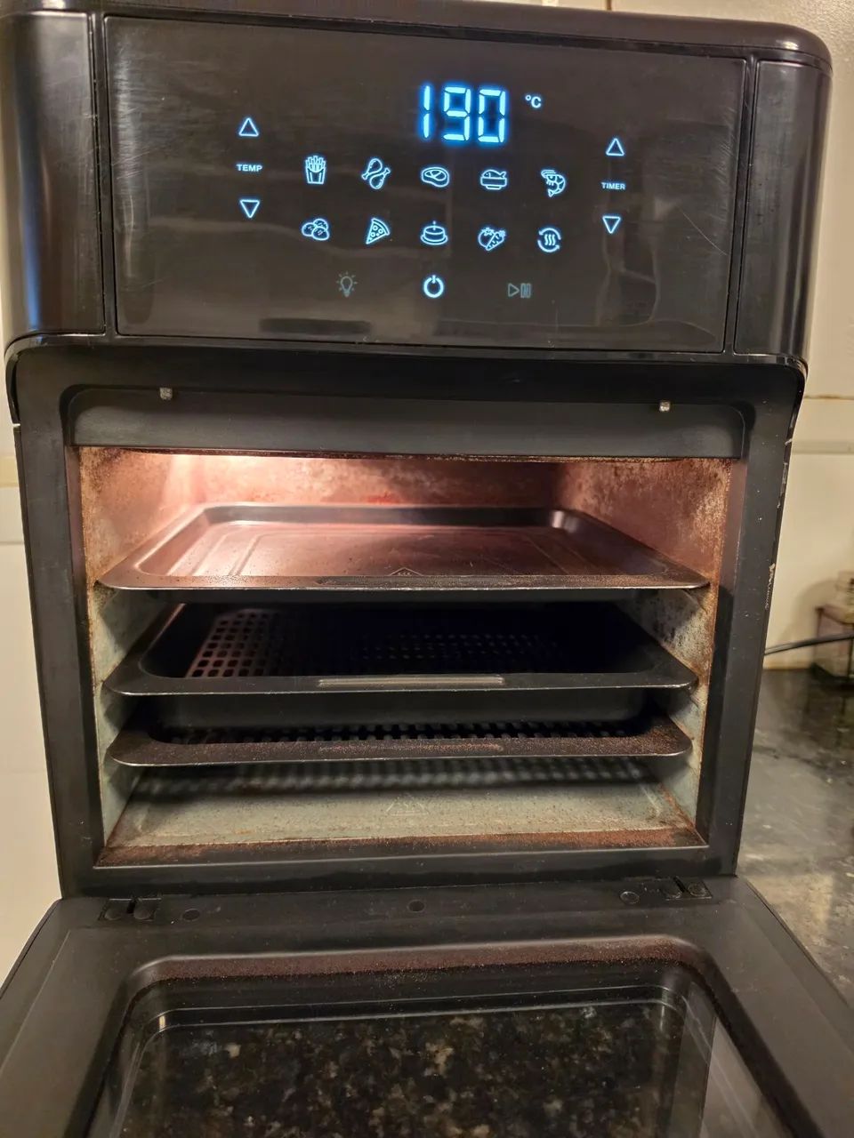 Fritadeira Air Fryer Forno Oven 12L Mondial (USADO/Leia a descrição) - Foto 2