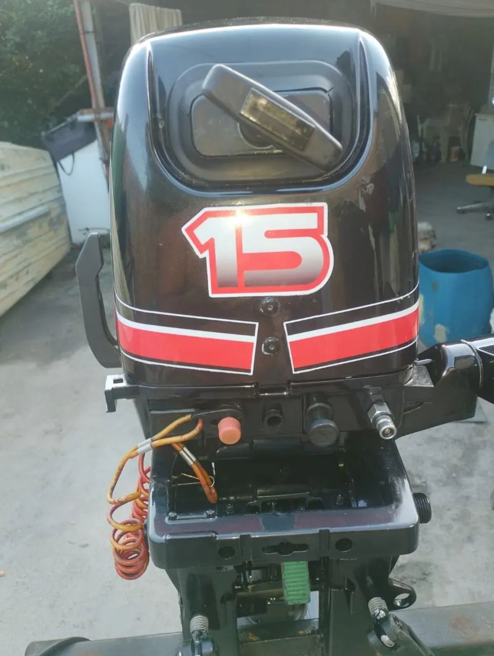 Motor Suzuki 15 Hp 2 tempo  - Foto 2