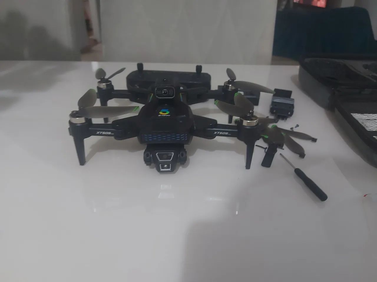 Drone XT505 com GPS e Motor Brushless - Completo e Dobrável - Foto 2