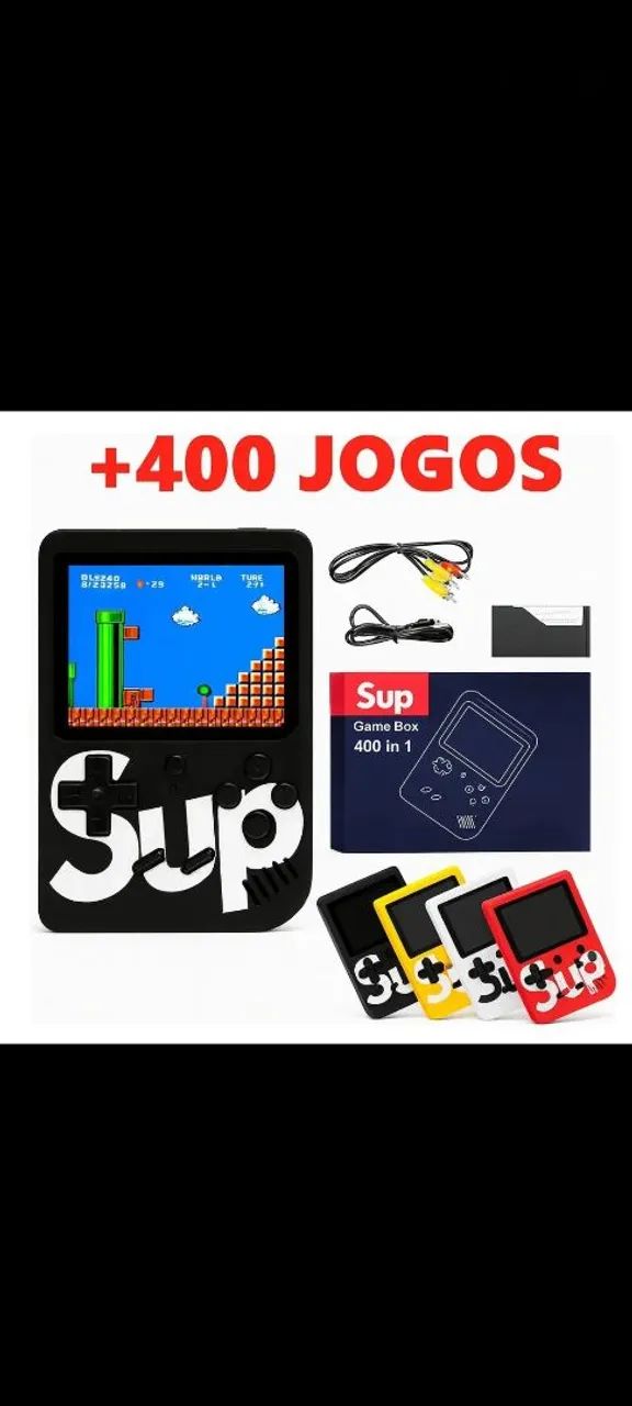 Mini Game Portátil Sup Game Box Plus com 400 Jogos