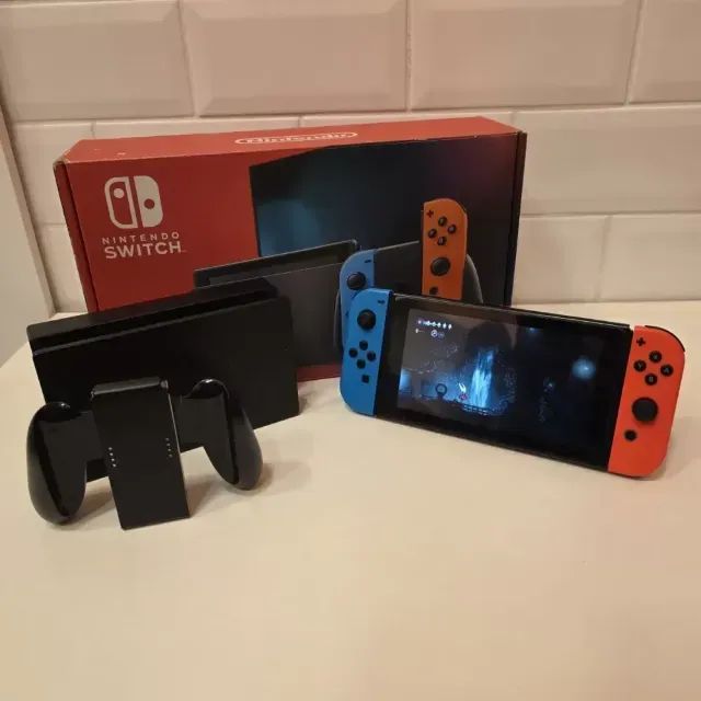 Nintendo Switch V2 - 32Gb e 256Gb Micro SD - Caixa - Foto 5