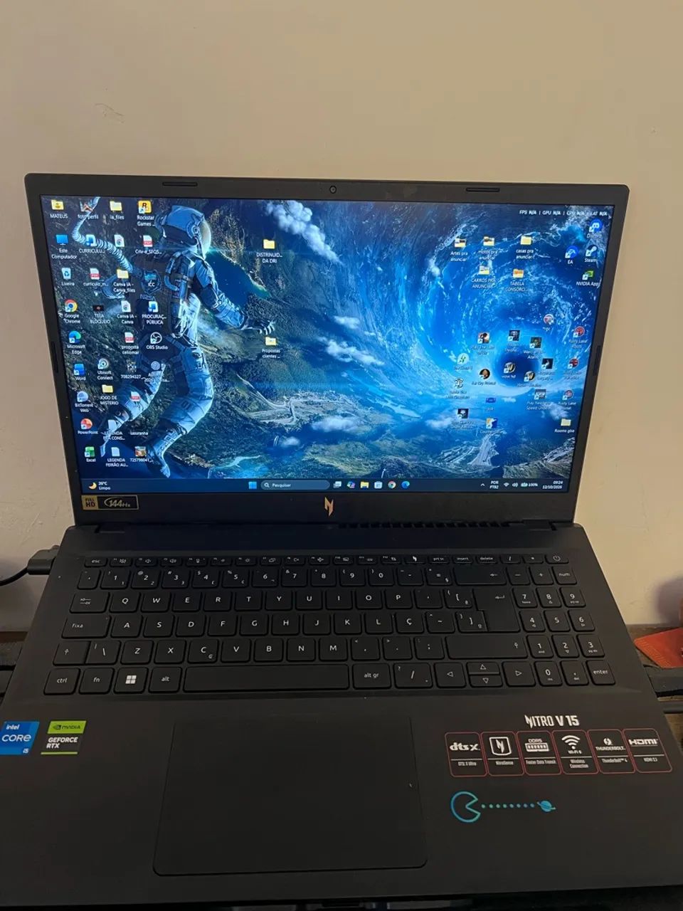 Notebook gamer Acer nitro V15