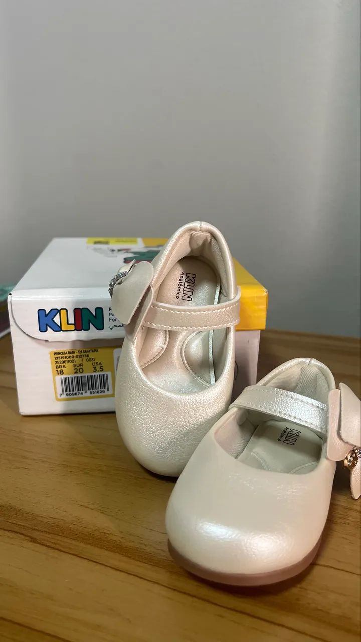 Sapatilha infantil Klin - NOVA com caixa - Foto 2