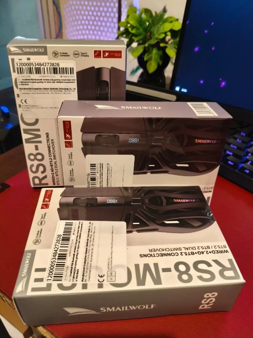 Mouse sem fio RS8 LACRADO. - Foto 4