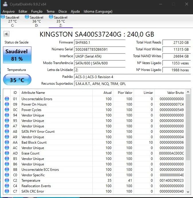 SSD 240GB KINGSTON  - Foto 4