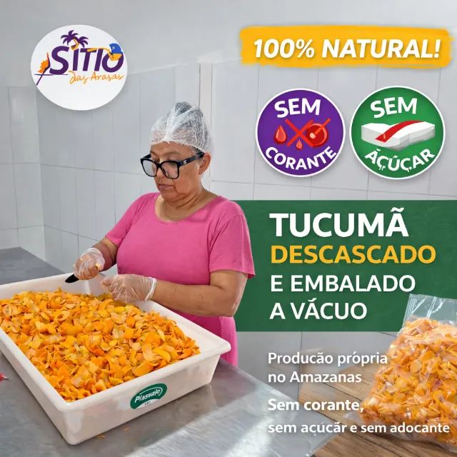 Tucumã Descascado e Embalado a Vácuo - Foto 3
