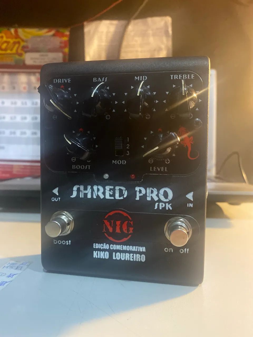 Pedal NIG Shred Pro SPK Assinado  - Foto 2