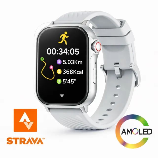 Smartwatch Bateria Longa Duração Corrida Strava Ios Android  Tela Amoled Peje Gps  - Foto 3