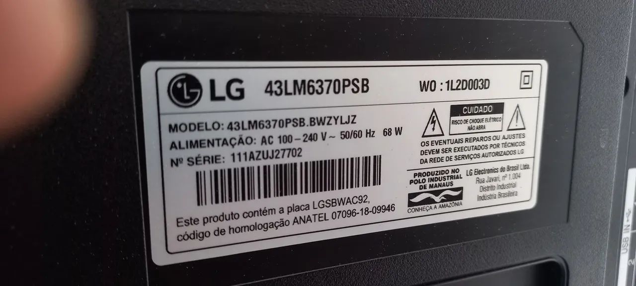 Smart tv LG 43 polegadas  - Foto 5