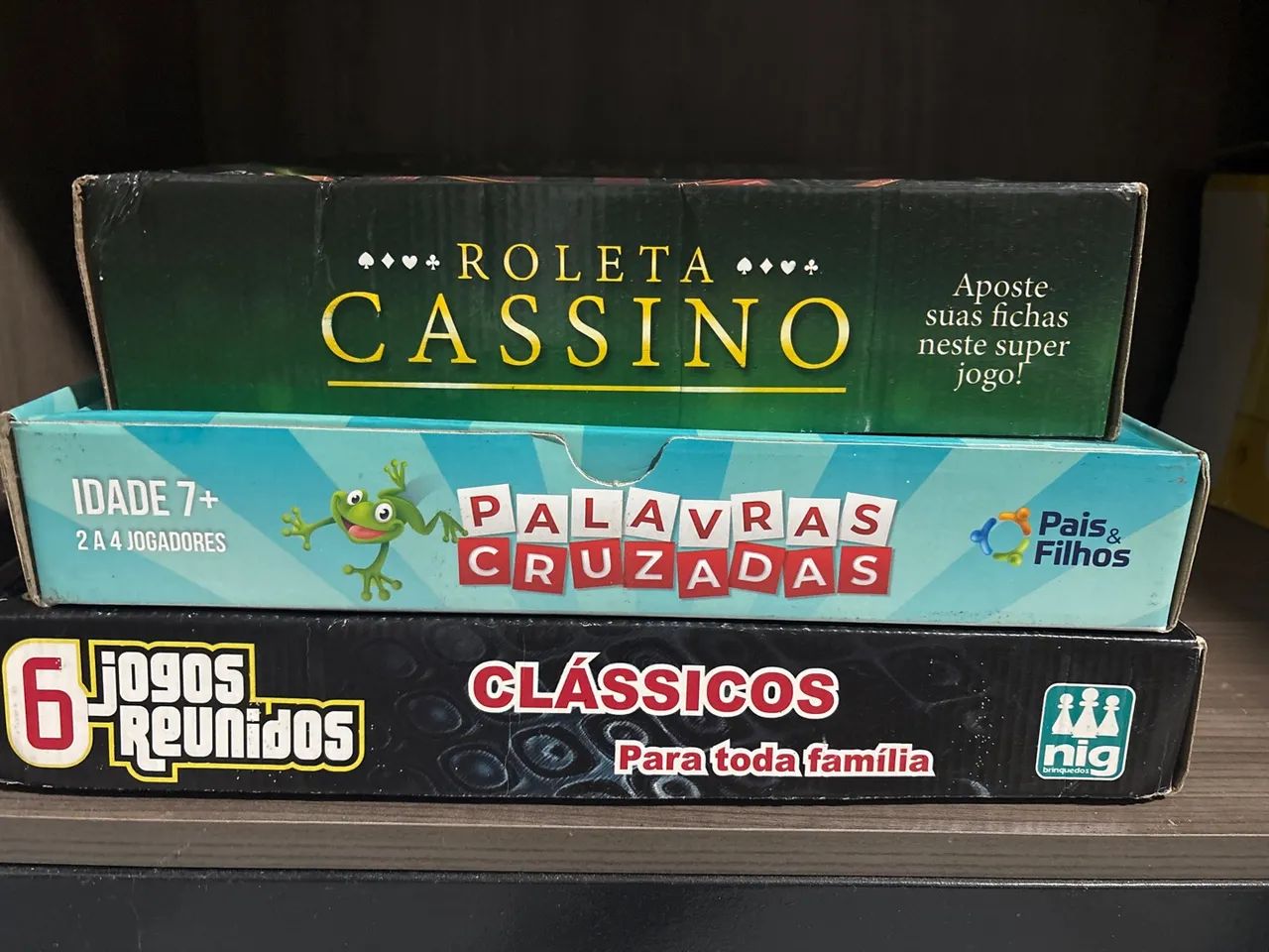 Jogos (passatempo/ tabuleiro e sorte)