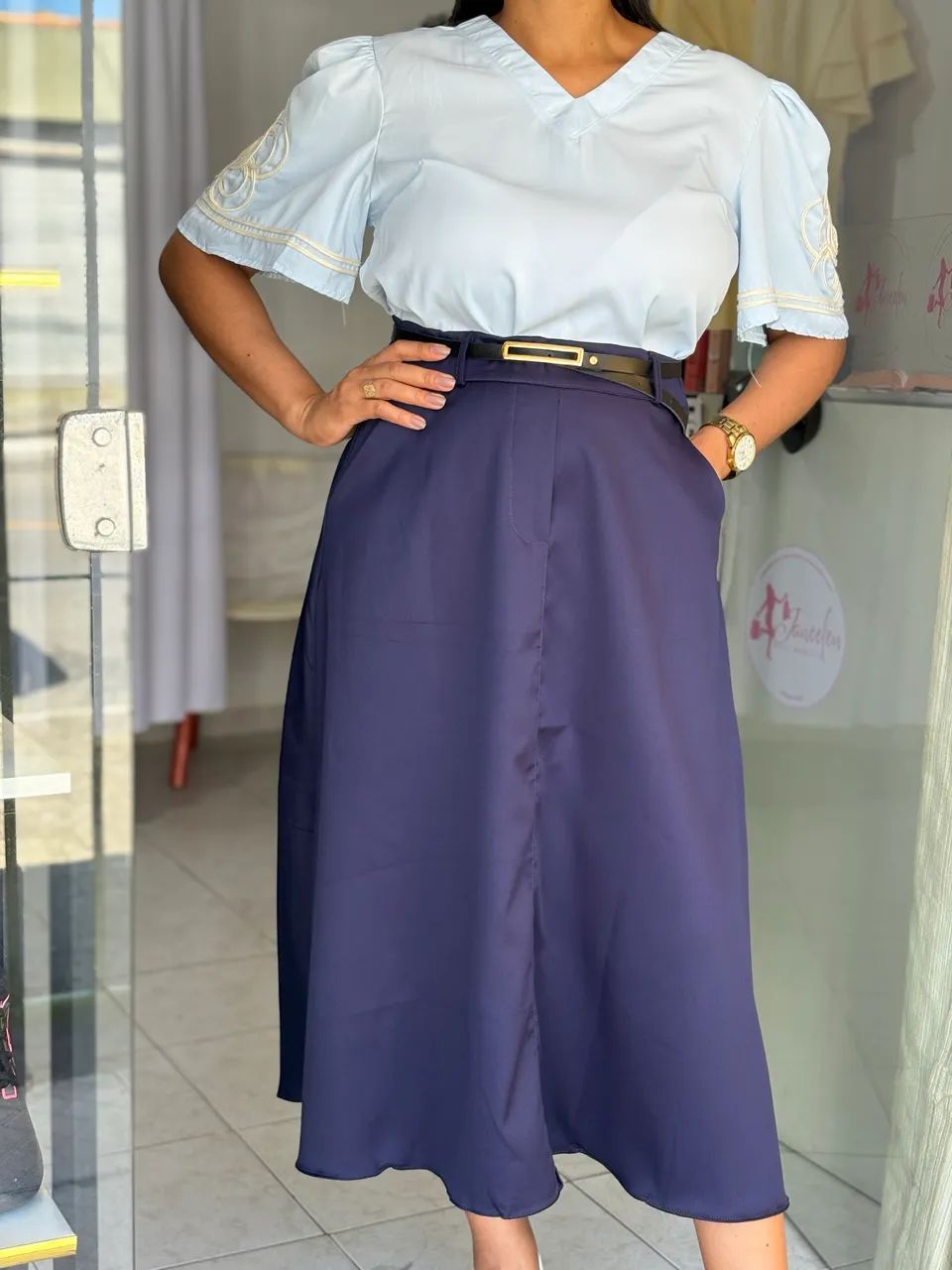 Saias em alfaiataria- promoção  - Foto 2