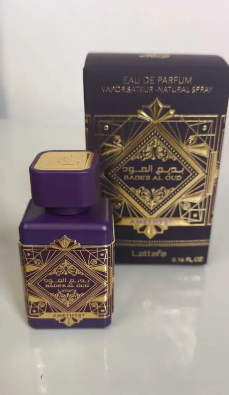 Perfume Bade'e Al Oud Amethyst - Lattafa Perfumes (Miniatura 5 ml) - Foto 2