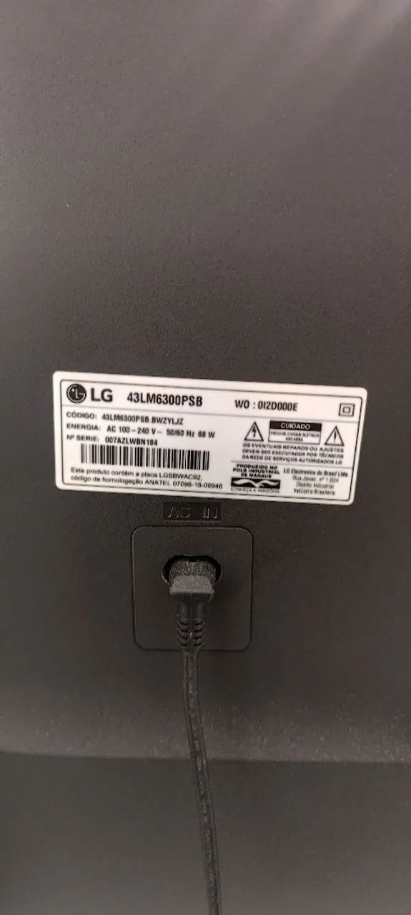 Tv LG 43 polegadas smart  - Foto 5