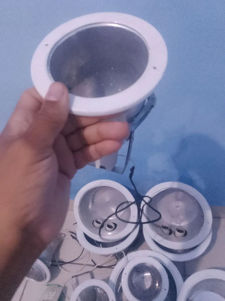 luminárias Rebaixamento Gesso lote com 10 - Foto 2