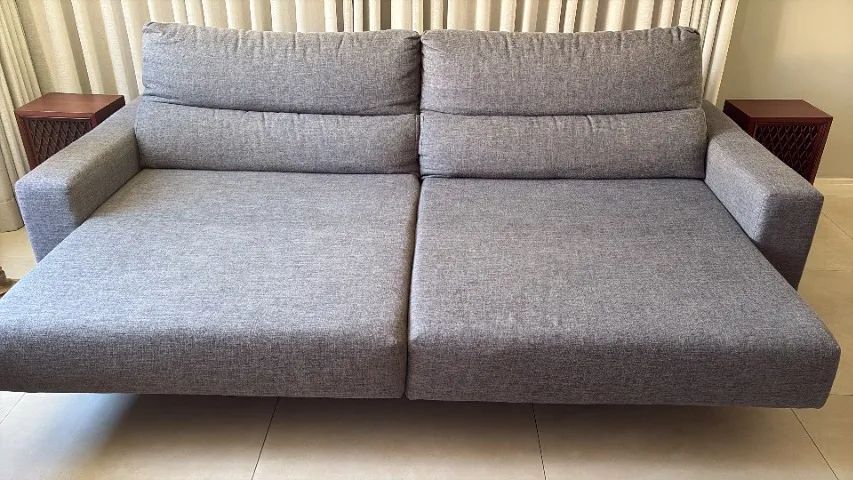 SOFA DE LINHO RETRATIL - LIDER INTERIORES - Foto 2
