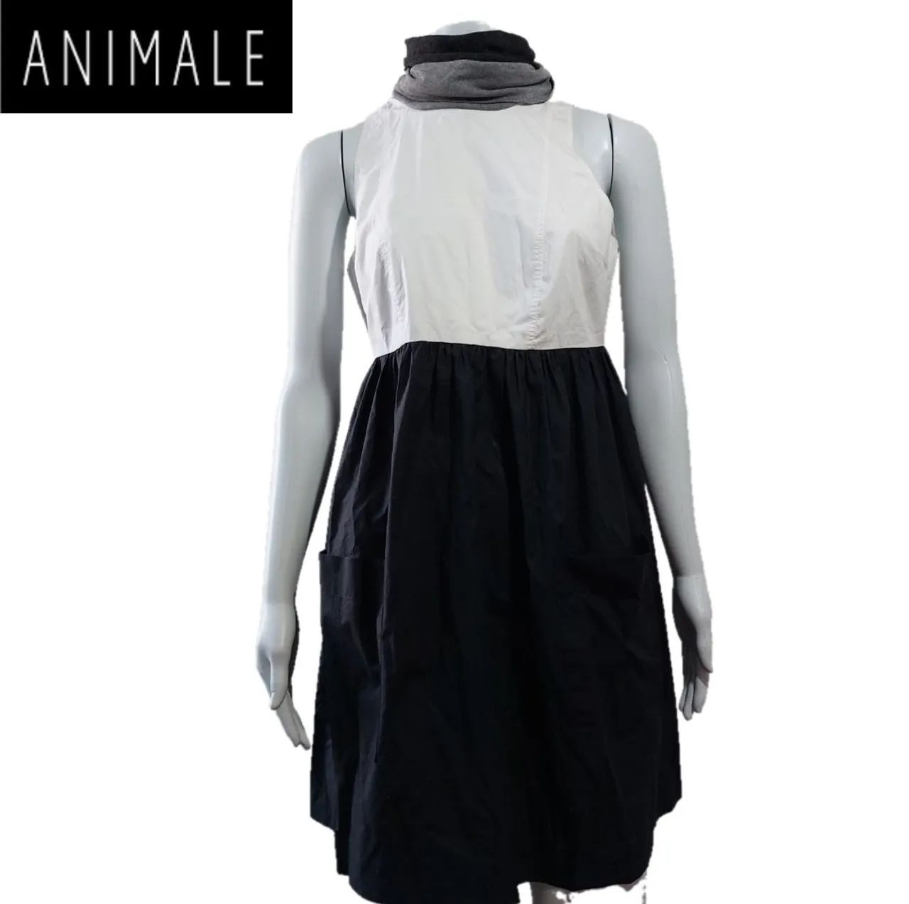ANIMALE vestido bicolor T38