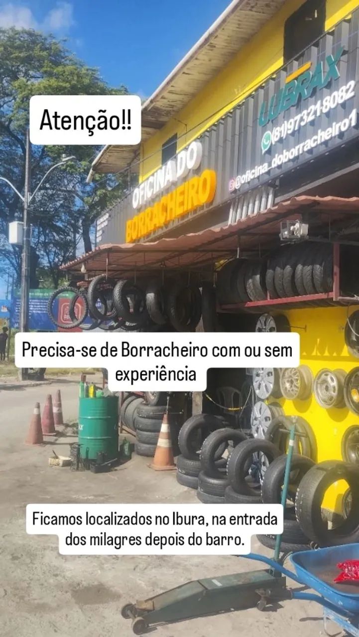 Vaga para borracheiro 