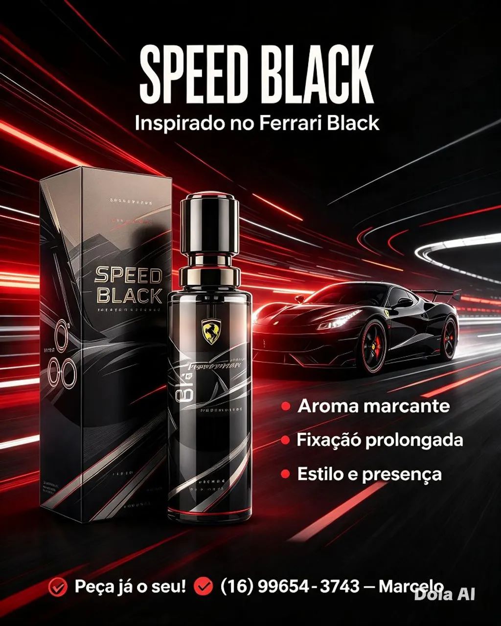 Mini perfumes masculino 17 ml