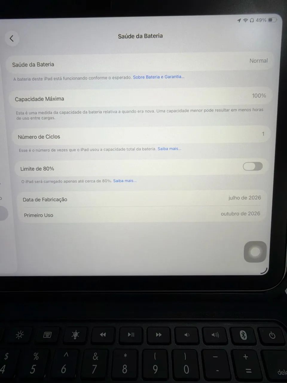iPad 11ª geração + Teclado Belkin | R$ 3.700 o conjunto - Foto 3