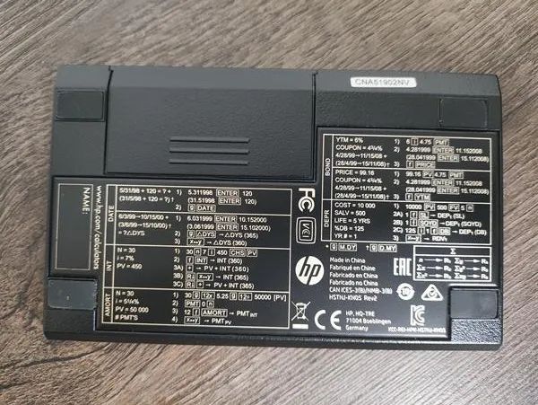 Calculadora Financeiro HP 12C Gold + Capa de Couro legítimo / Pouco Usada sem avarias - Foto 5