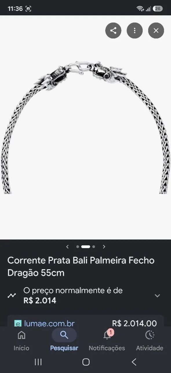 Correntinha prata 925 - Foto 4