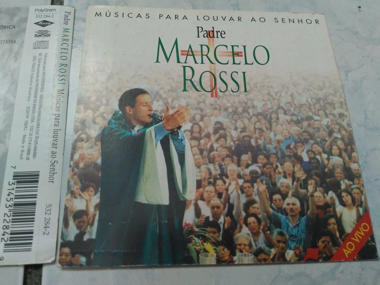 Cd Padre Marcelo Rossi música para louvor o Sr. - Foto 3