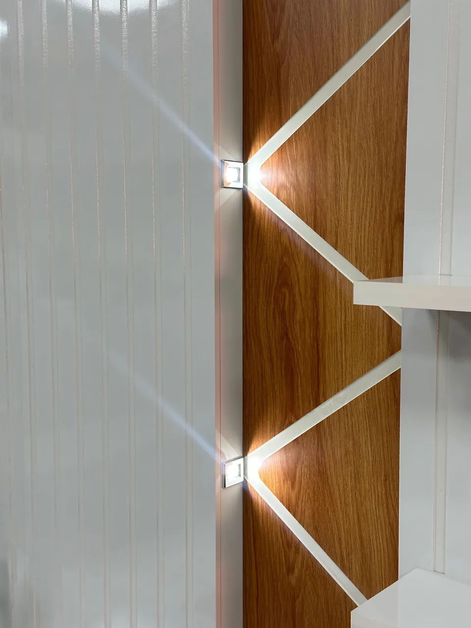 Home Cross com LED, Produzido em MDP e MDF, Apropriado para TV's de até 55 Polegadas; - Foto 5