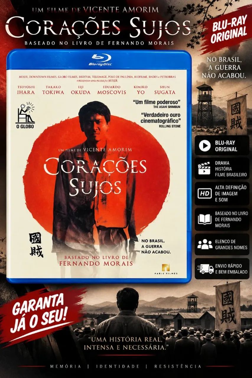 Corações sujos em blue-ray 