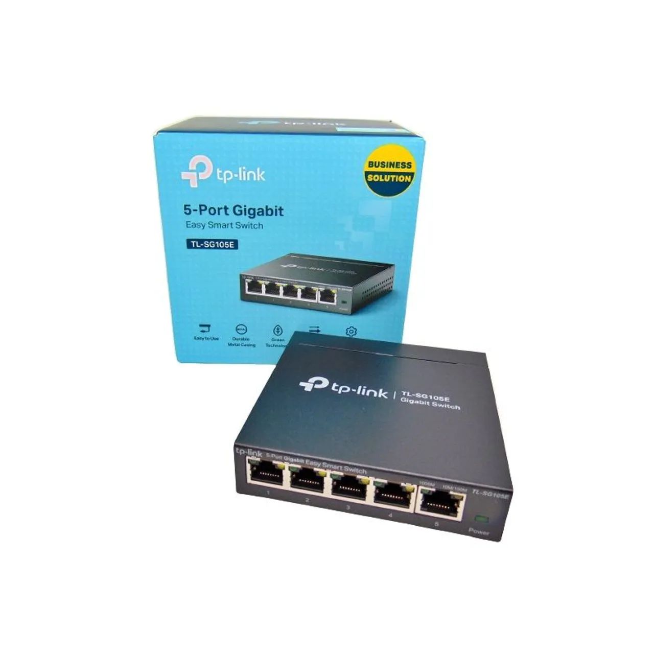 TP-LINK HUB SWITCH 05P TL-SG105E SWITCH EASY SMART GIGABIT