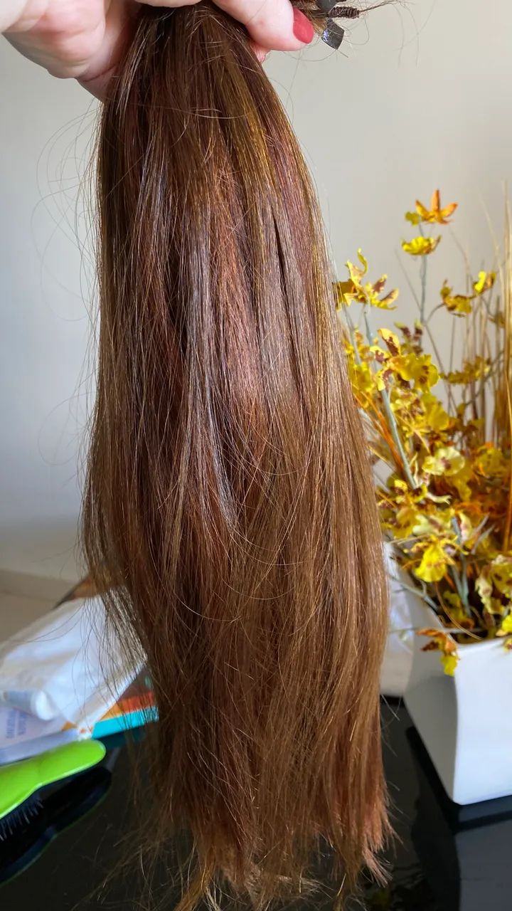 Cabelo Humano Brasileiro 45cm 300g - Foto 2