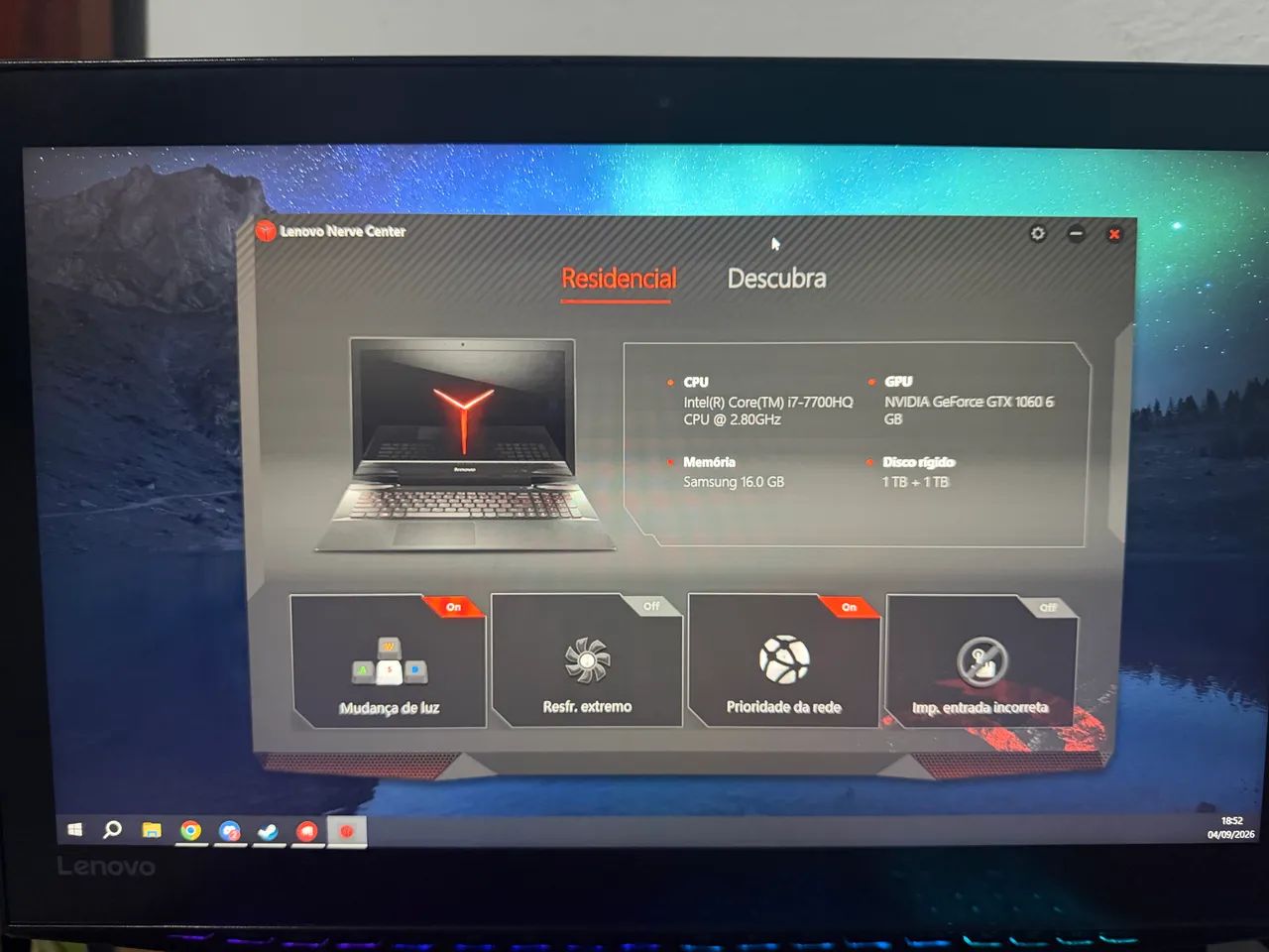 Notebook Lenovo legion y720 - Foto 4