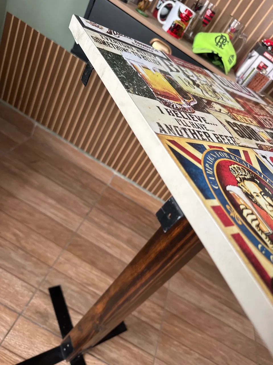 Mesa Bistrô Alta  Elegante Ideal Para Decoração  - Foto 3