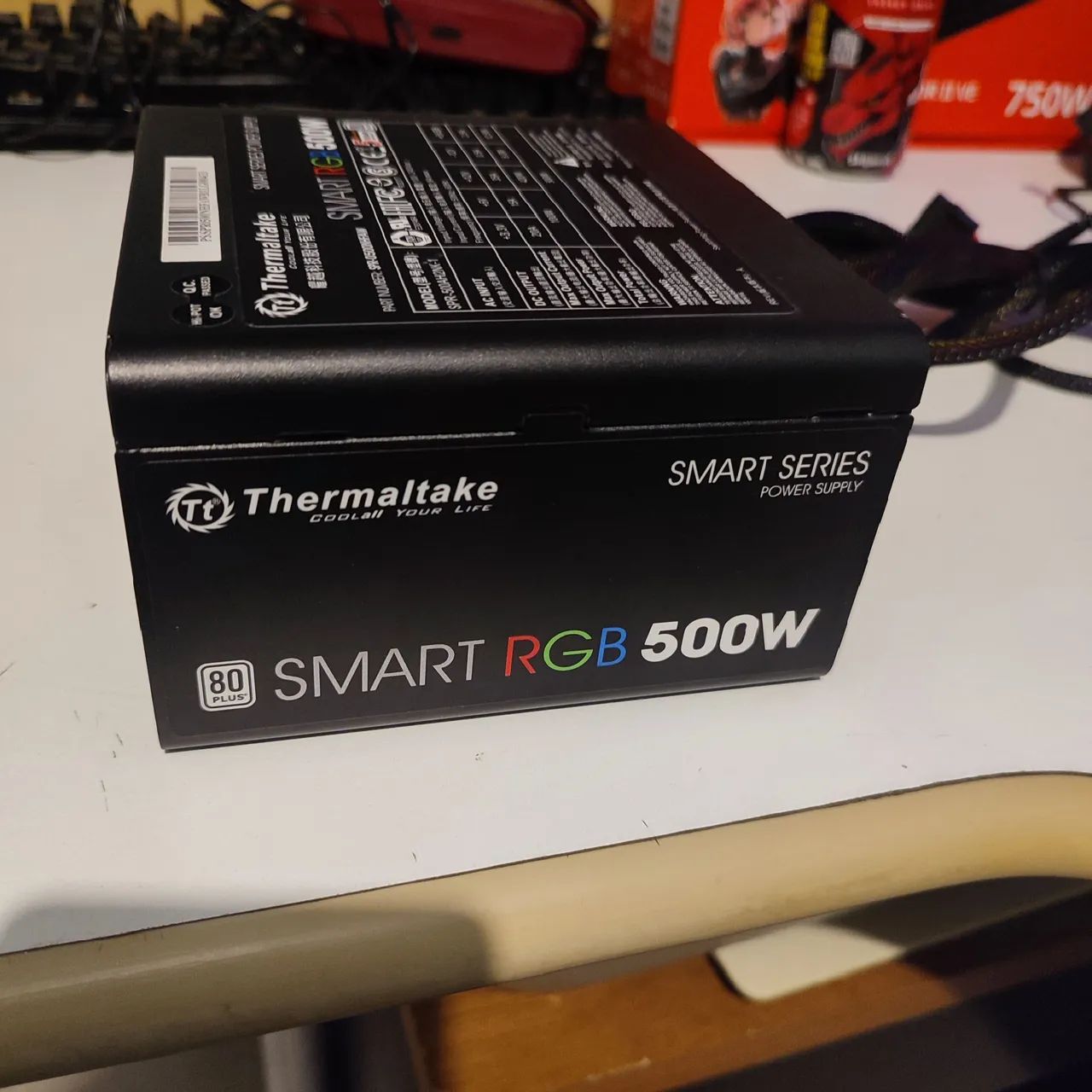 Fonte 500W 80 plus Thermaltake SMART RGB