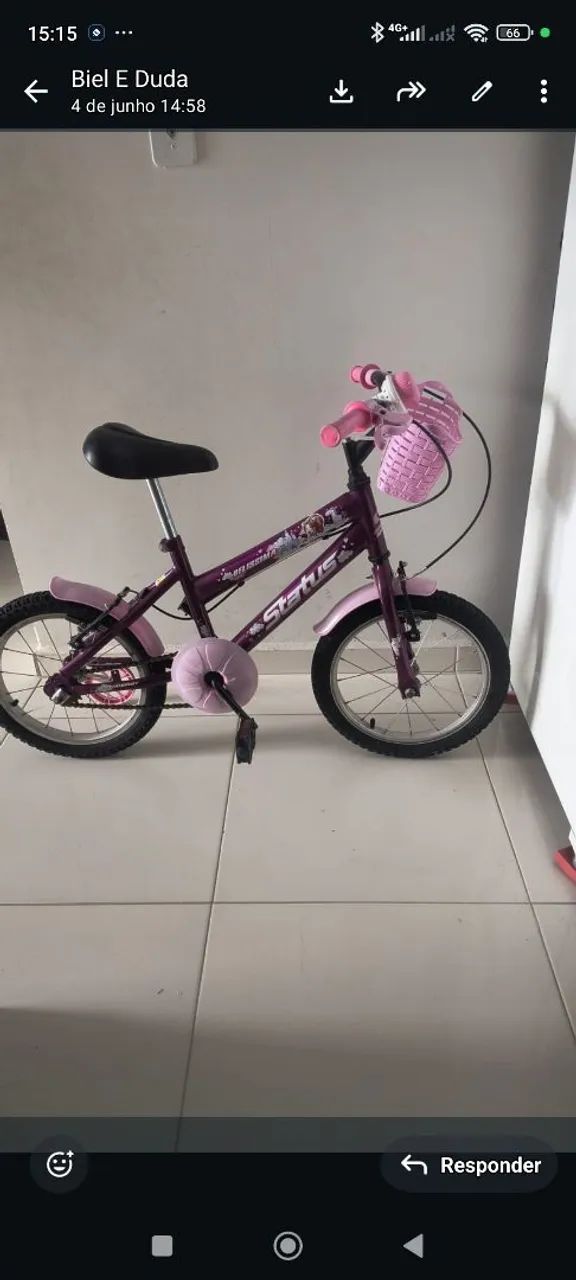 Bicicleta infantil aro 16 - Foto 2