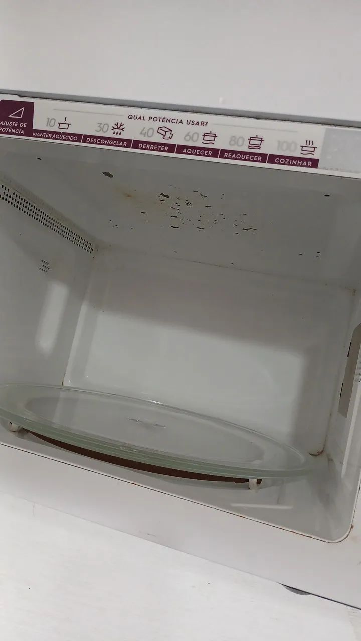Micro-ondas Electrolux 31L Branco - Funcionando Perfeitamente - Foto 5