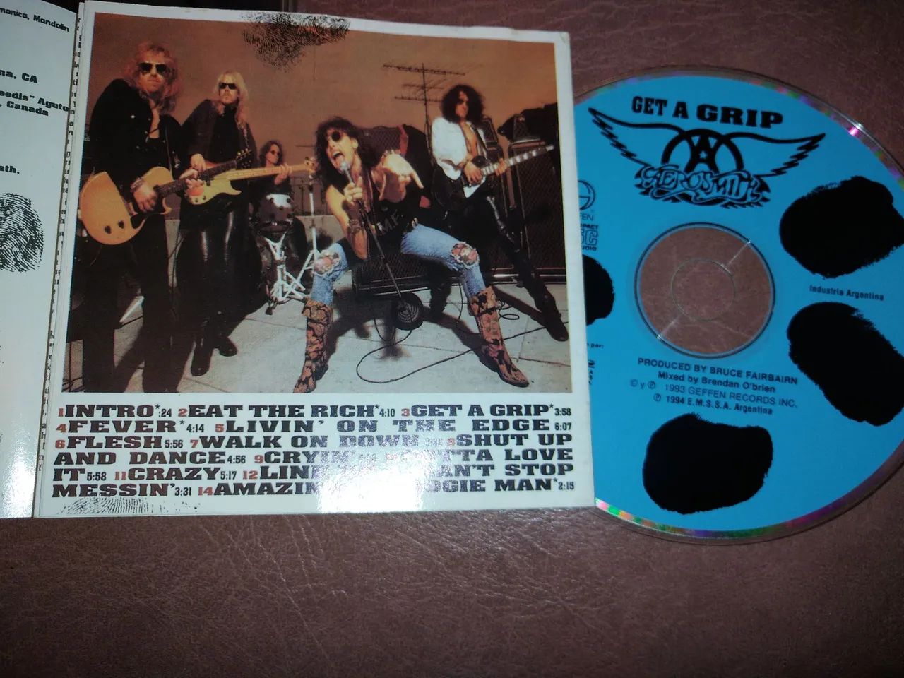 CD Aerosmith/Get a Grip- importado 