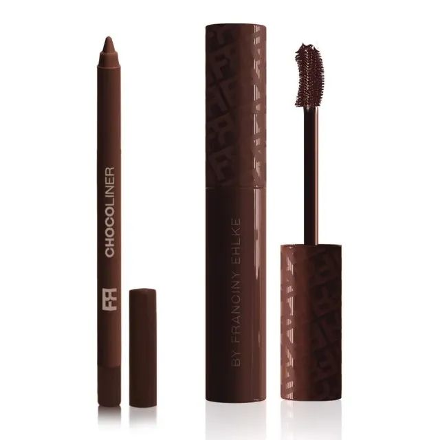 Kit Choco Eyes Mascara de Cilios Marrom e Lapis Multifuncional - Francine Elkhe - Foto 2
