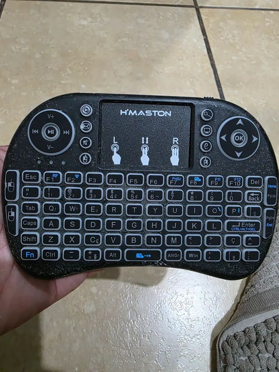 Controle teclado para Smart Tv