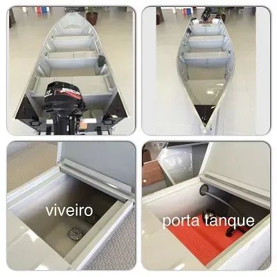 BARCO DE ALUMINIO 6 METROS BORDA ALTA ZERO PRONTA ENTREGA - Foto 5