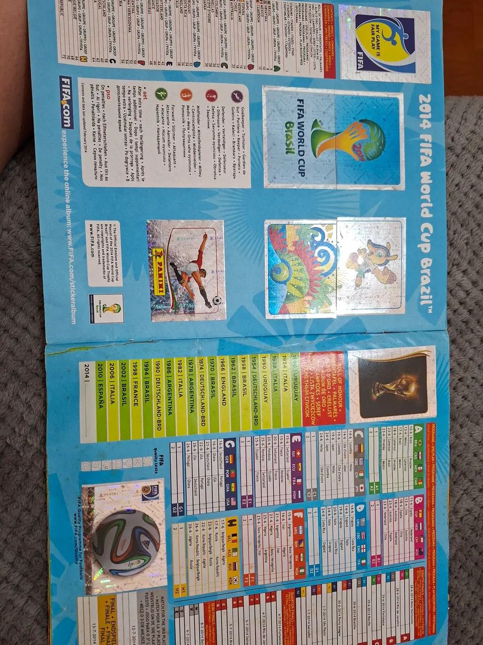 Álbum de figurinhas Copa do Brasil 2014 completo - Foto 2