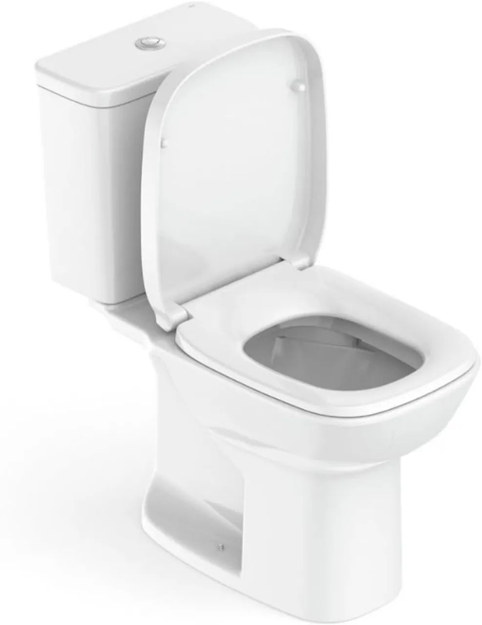 Roca Kit Vaso Sanitário com Caixa Acoplada e Assento Soft Close Square - Foto 3
