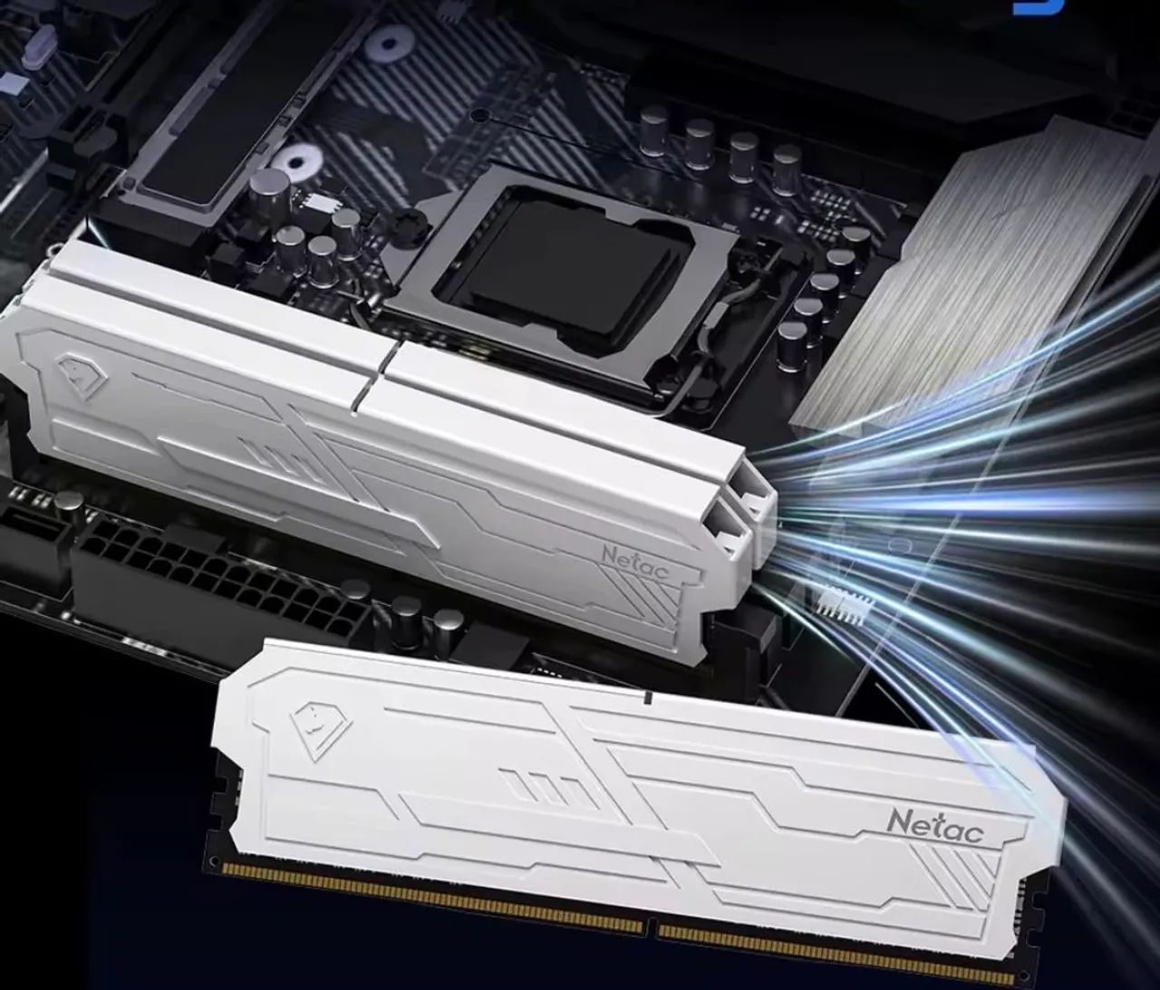 Kit memória Ram 2x8gb 3200mhz DDR4 Netac ( LACRADA) - Foto 3