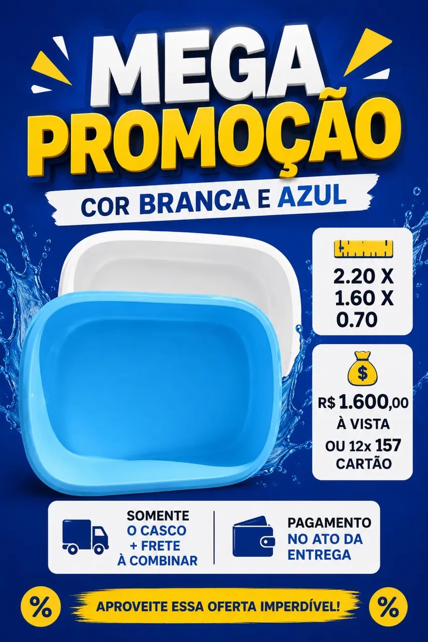 Piscina de fibra