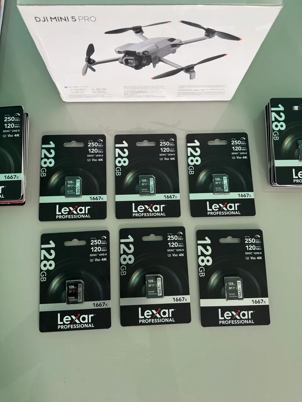 Cartao de Memória SD Lexar 128GB V60 Novo Original - Foto 3