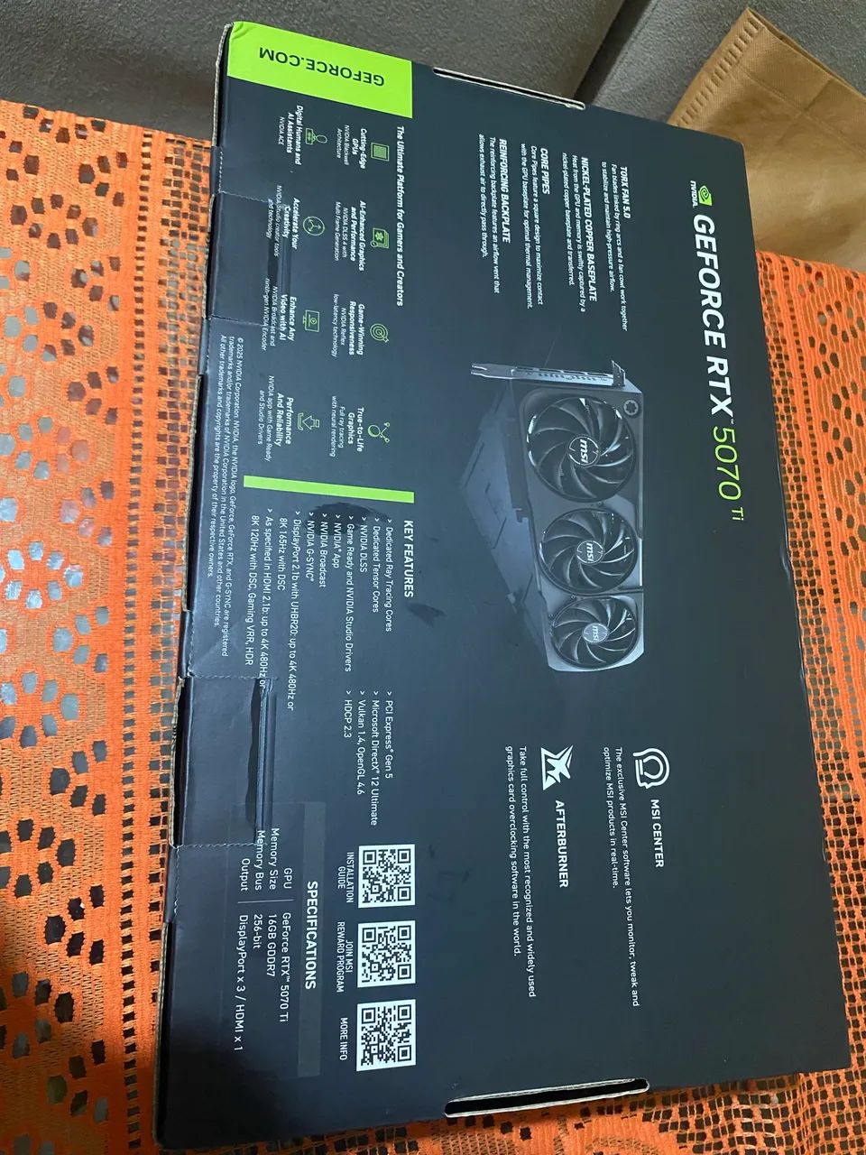 Placa de Vídeo RTX 4070 Gaming X TRIO 12G MSI NVIDIA GeForce, 12 GB GDDR6X - Foto 2