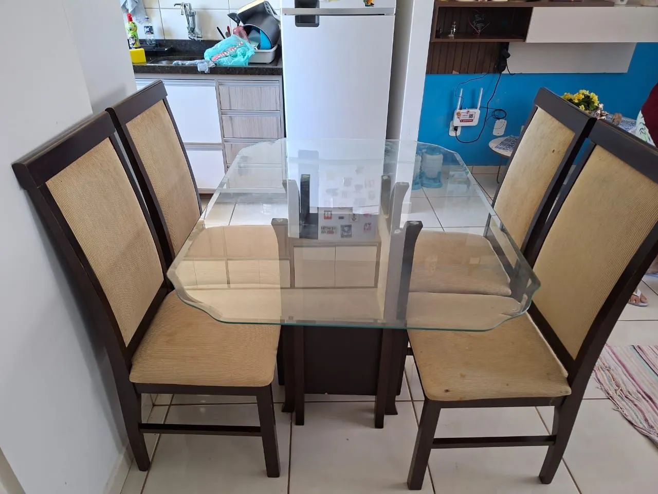 Mesa de jantar de 4 cadeiras  - Foto 2