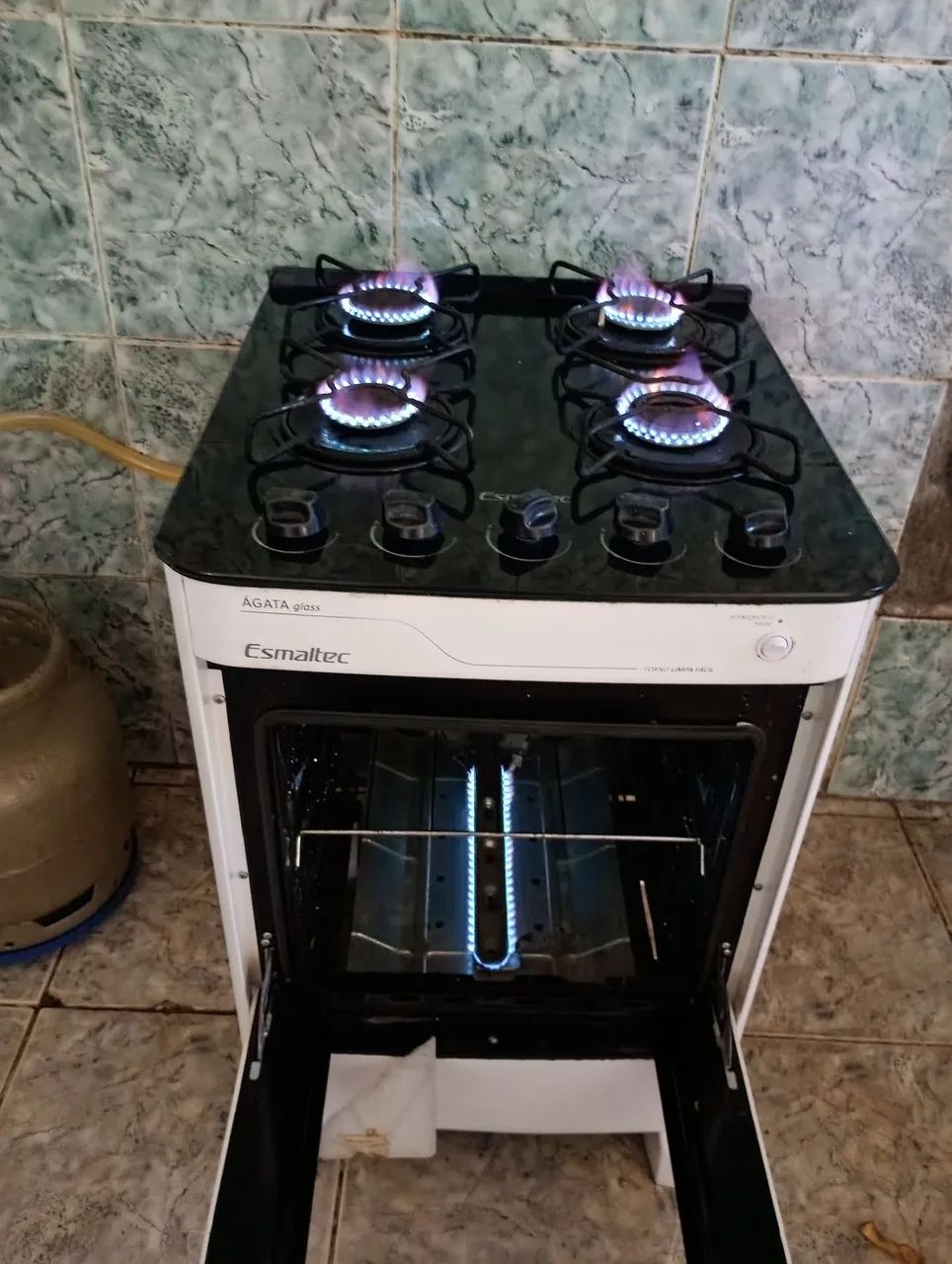Fogão de vidro 4 bocas  - Foto 5