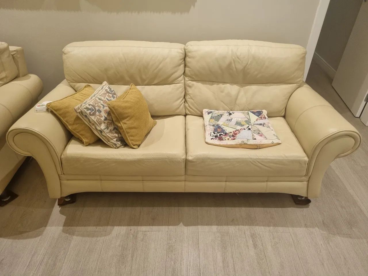 Conjunto de Sofá de Couro Legítimo - Foto 2